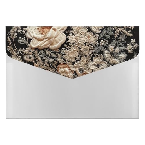 Dateiordner Kunststoff Ordner Spitze Stickerei Blumen Gedruckt Dateiordner Brief Größe Tragbare Ordner Gedruckt Archiv Organizer für Home Office Dateiordner Kunststoff Ordner Spitze Stickerei Blumen Gedruckt Dateiordner Brief Größe Tragbare Ordner Gedruckt Archiv Organizer für Home Office von LYHVSFZQ