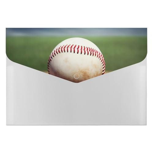 Dokumentenmappen, Kunststoff, Baseball, bedruckt, Briefgröße, tragbare Ordner, bedruckter Ordner, Organizer für Zuhause und Büro Dokumentenmappen, Kunststoff, Baseball, bedruckt, Briefgröße, tragbare Ordner, bedruckter Ordner, Organizer für Zuhause und Büro von LYHVSFZQ