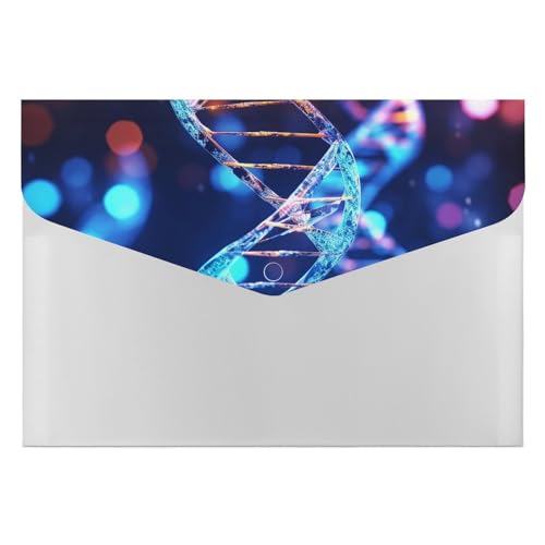 Dokumentenmappen, Kunststoff, DNA, genetische Helix, bedruckte Aktenordner, Briefgröße, tragbare Ordner, bedruckter Ordner, Organizer für Zuhause und Büro Dokumentenmappen, Kunststoff, DNA, genetische Helix, bedruckte Aktenordner, Briefgröße, tragbare Ordner, bedruckter Ordner, Organizer für Zuhause und Büro von LYHVSFZQ