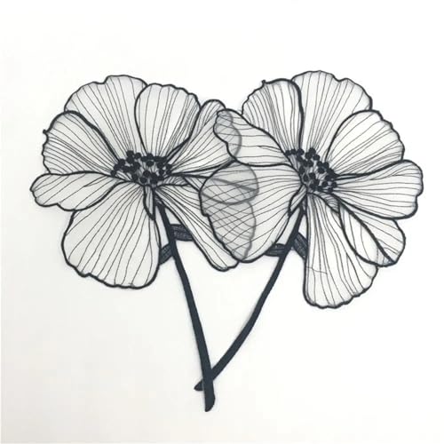 LYHYDMA Aufbügel Patches 2 Pc Schwarz Lotus Blume Stickerei Patches Sommer Floral Parches Stickerei Spitze Applikationen Shirts Kleidung DIY Nähen Zubehör LYHYDMA Aufbügel Patches 2 Pc Schwarz Lotus Blume Stickerei Patches Sommer Floral Parches Stickerei Spitze Applikationen Shirts Kleidung DIY Nähen Zubehör von LYHYDMA