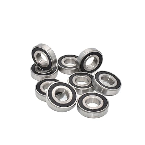 LYHYDMA Kugellager Gummi 16001RS 12 * 28 * 7 (mm) 9 stück Lager Gummi Dichtung Typ Chrom Stahl Rillen Kugellager von LYHYDMA
