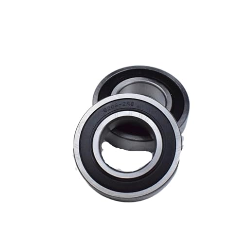 LYHYDMA Kugellager Gummi Lager 10 Stück 6208RS 40 * 80 * 18 (mm) Chromstahl Gummiversiegelt Hochgeschwindigkeitsteile for mechanische Geräte von LYHYDMA