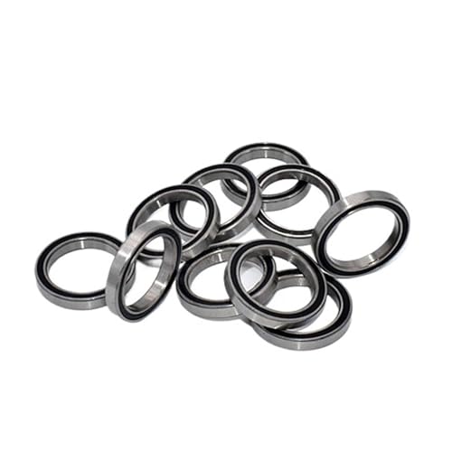 LYHYDMA Kugellager Gummi Lager 10 Stück 6704RS 20 * 27 * 4 (mm) Chromstahl Gummiversiegelt Hochgeschwindigkeitsteile for mechanische Geräte von LYHYDMA