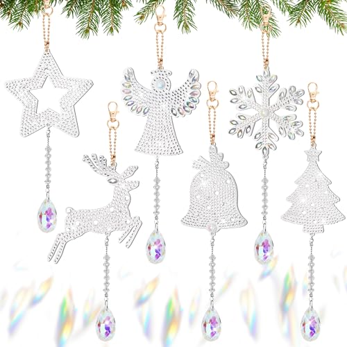 LYLIDIA 5D Diamond Painting Weihnachten Anhänger 6 Sets Diamant Painting DIY Kits Erwachsene Weihnachtsbaum Aufhänger Fenster Wandbehang Dekoration, Geschenk LYLIDIA 5D Diamond Painting Weihnachten Anhänger 6 Sets Diamant Painting DIY Kits Erwachsene Weihnachtsbaum Aufhänger Fenster Wandbehang Dekoration, Geschenk von LYLIDIA