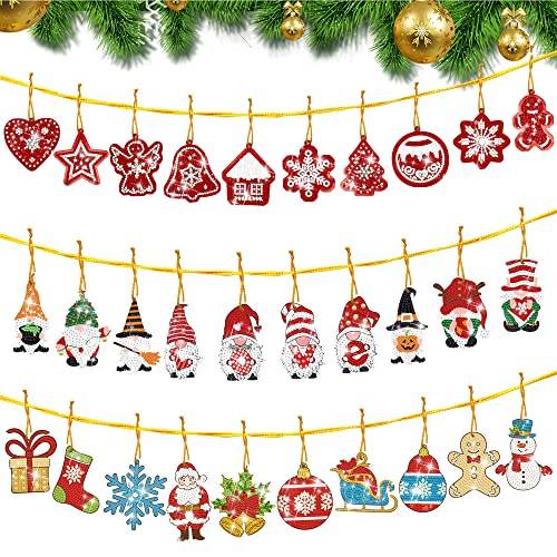 LYLIDIA Diamond Painting Weihnachts Anhänger DIY Kit 30 Stück Doppelseitig Diamont Painting Weihnachten Fensterbilder Geschenkanhänger Weihnachtsbaum Dekoration Deko LYLIDIA Diamond Painting Weihnachts Anhänger DIY Kit 30 Stück Doppelseitig Diamont Painting Weihnachten Fensterbilder Geschenkanhänger Weihnachtsbaum Dekoration Deko von LYLIDIA