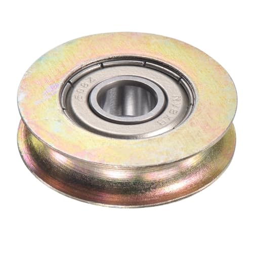2 Stück U-Nut-Schiebetürrolle, 8 mm Wellenloch, 32 mm Durchmesser, Gleiträder/Rollen/Riemenscheiben aus Lagerstahl for Möbelbeschläge 2 Stück U-Nut-Schiebetürrolle, 8 mm Wellenloch, 32 mm Durchmesser, Gleiträder/Rollen/Riemenscheiben aus Lagerstahl for Möbelbeschläge von LYLNV