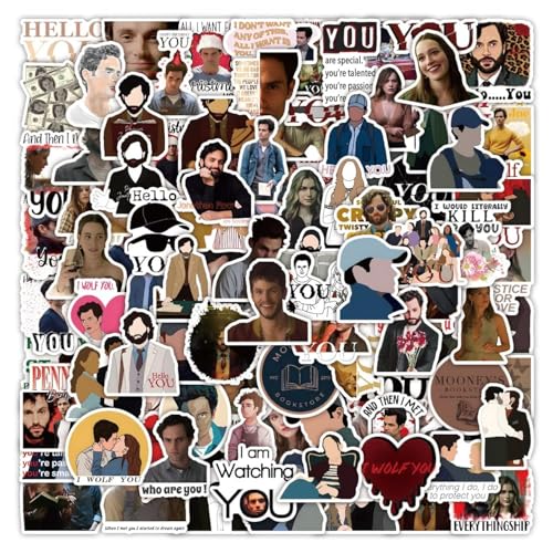 100 Stück Drama You Aufkleber Vinyl Funny Thriller TV Aufkleber für Laptop Skateboard Auto Fahrrad Gepäck Wasserflasche,Wasserdicht Cute Cartoon American Drama Sticker für Teenager Jungen Mädchen 100 Stück Drama You Aufkleber Vinyl Funny Thriller TV Aufkleber für Laptop Skateboard Auto Fahrrad Gepäck Wasserflasche,Wasserdicht Cute Cartoon American Drama Sticker für Teenager Jungen Mädchen von LYLSDSB