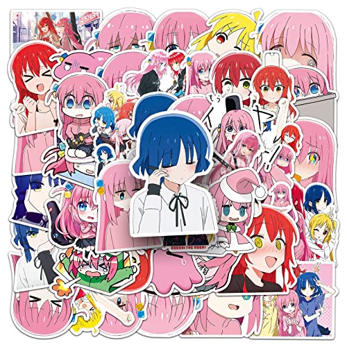 Bocchi The Rock Aufkleber 50 Stück wasserdicht niedliche Anime Aufkleber für Laptop Skateboard Scrapbook Koffer Gepäck Wasserflaschen Auto Fahrrad,Japanische Cartoon Stickers für Jugendliche Kinder Bocchi The Rock Aufkleber 50 Stück wasserdicht niedliche Anime Aufkleber für Laptop Skateboard Scrapbook Koffer Gepäck Wasserflaschen Auto Fahrrad,Japanische Cartoon Stickers für Jugendliche Kinder von LYLSDSB