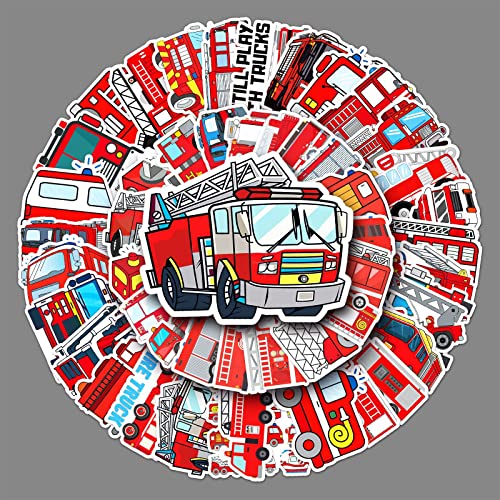 Feuerwehr Aufkleber 50 Stücke Vinyl Cartoon Feuerwehrauto Sticker für Fahrrad Motorrad Auto Wasserflaschen Laptop Skateboard Gepäck Koffer,Wasserdicht Cool Aufkleber ür Erwachsene Teens Kinder Feuerwehr Aufkleber 50 Stücke Vinyl Cartoon Feuerwehrauto Sticker für Fahrrad Motorrad Auto Wasserflaschen Laptop Skateboard Gepäck Koffer,Wasserdicht Cool Aufkleber ür Erwachsene Teens Kinder von LYLSDSB