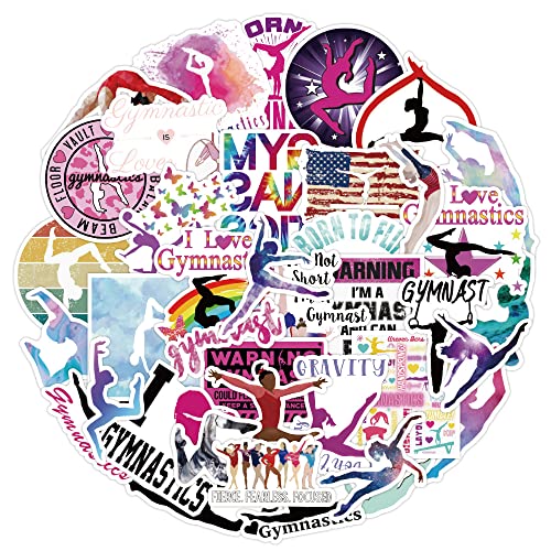 LYLSDSB Gymnastik Aufkleber Set 50 Stück Vinyl Sport Stiker für Wasserflaschen Skateboard Laptop Scrapbooking Gepäck Motorrad Fahrrad,Waterproof Aesthetics Graffiti Stickers für Kinder Adult Girl LYLSDSB Gymnastik Aufkleber Set 50 Stück Vinyl Sport Stiker für Wasserflaschen Skateboard Laptop Scrapbooking Gepäck Motorrad Fahrrad,Waterproof Aesthetics Graffiti Stickers für Kinder Adult Girl von LYLSDSB