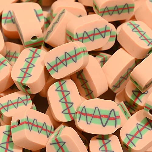 30-100pcs Tonperlen für Armbänder Cartoon Muster Tonperlen Mischen Schmuckperlen zum Herstellen von Schlüsselbund-Anhänger DIY Funny Armband Halskette Charmalm Armband Making Kit Accessoires (Farbe: 30-100pcs Tonperlen für Armbänder Cartoon Muster Tonperlen Mischen Schmuckperlen zum Herstellen von Schlüsselbund-Anhänger DIY Funny Armband Halskette Charmalm Armband Making Kit Accessoires (Farbe: von LYLXSF