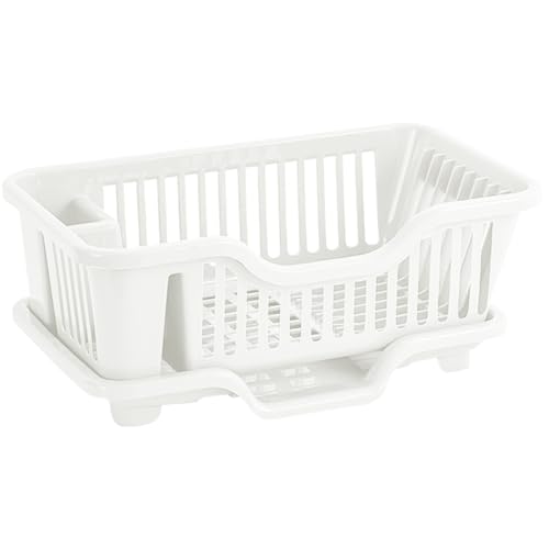 LYNDMBD Abtropfgestell, hohl, belüftet, Abtropfgestell aus PP, mehrere Fächer, mit Abnehmbarer Tropfschale, 44,5 x 27,9 x 18 cm, Abtropfgestelle für die Küchentheke, weiß. LYNDMBD Abtropfgestell, hohl, belüftet, Abtropfgestell aus PP, mehrere Fächer, mit Abnehmbarer Tropfschale, 44,5 x 27,9 x 18 cm, Abtropfgestelle für die Küchentheke, weiß. von LYNDMBD