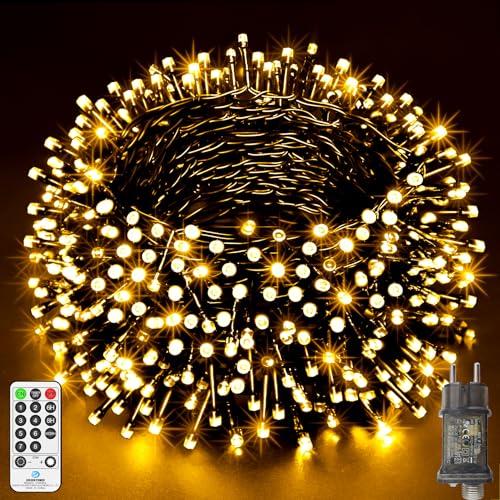 LYNNON 30m 1000 LED Lichterkette Außen Warmweiß Lichterkette Outdoor Wasserdicht 8 Modi mit Fernbedienung und Timer, Lichterkette Innen für Party Hochzeit Ostern Garten Balkon Weihnachtsbaum deko LYNNON 30m 1000 LED Lichterkette Außen Warmweiß Lichterkette Outdoor Wasserdicht 8 Modi mit Fernbedienung und Timer, Lichterkette Innen für Party Hochzeit Ostern Garten Balkon Weihnachtsbaum deko von LYNNON