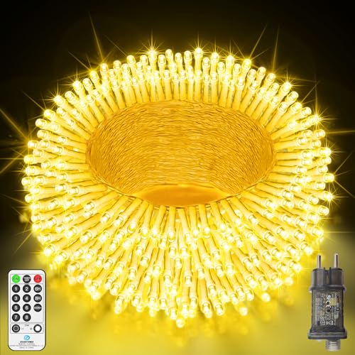 LYNNON 30m 1000 LED Lichterkette Außen Warmweiß Lichterkette Outdoor Wasserdicht 8 Modi mit Fernbedienung und Timer, Lichterkette Innen für Party Hochzeit Ostern Garten Balkon Weihnachtsbaum deko LYNNON 30m 1000 LED Lichterkette Außen Warmweiß Lichterkette Outdoor Wasserdicht 8 Modi mit Fernbedienung und Timer, Lichterkette Innen für Party Hochzeit Ostern Garten Balkon Weihnachtsbaum deko von LYNNON