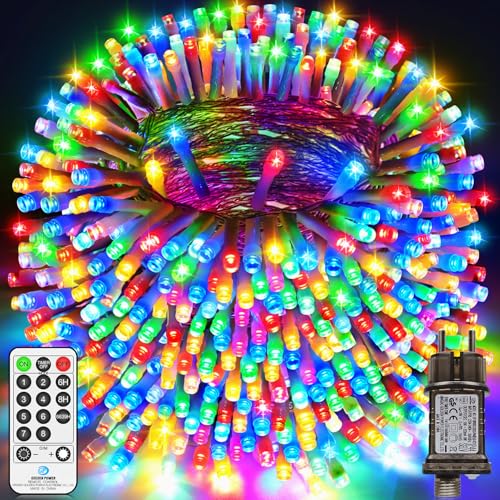 LYNNON LED Lichterkette Außen 30 m 1000 LED Lichterkette Innen 8 Modi mit Fernbedienung Timer Outdoor Wasserdicht für Party Hochzeit Garten Balkon Camping Deko(Bunt) von LYNNON