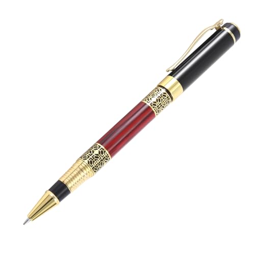 LYNNRICK Chinesische Klassische Gelschreiber Elegante Goldene Metall Kugelschreiber für BüRo Business Unterschrift SchüLer Geschenk von LYNNRICK
