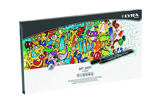 LYRA 6751500 Art Pen Faserstifte, Fasermaler, farbig sortiert, 33,7 x 19 x 2 cm LYRA 6751500 Art Pen Faserstifte, Fasermaler, farbig sortiert, 33,7 x 19 x 2 cm von LYRA