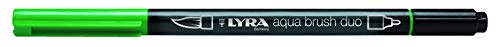 LYRA Aqua Brush Duo Pinselmaler, Fasermaler, Permanentgrün, Wiesengrün von LYRA
