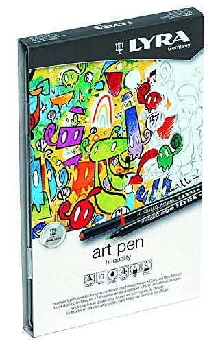 LYRA Art Pen, Fasermaler, 10 Faserstifte LYRA Art Pen, Fasermaler, 10 Faserstifte von LYRA