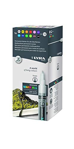 Lyra Graduate Mark All 1 mm Ast 12 col. ass von LYRA