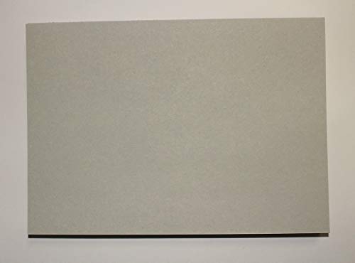 10 Stück Graukarton Format DIN A2 (420 x 594 mm) 0,5mm starke Graupappe Sonderformate des Maschinengraukartons ist auf Anfrage möglich von LYSCO