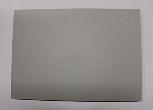 25 Stück Graukarton Format DIN A2 (420 x 594 mm) 1,0mm starke Graupappe Sonderformate des Maschinengraukartons ist auf Anfrage möglich von LYSCO