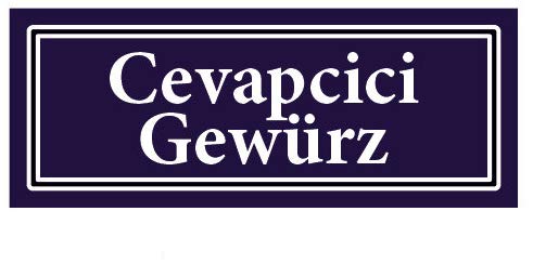 2 Stück Gewürzaufkleber Cevapcici Gewürz 40x16mm Gewürzetiketten Sticker Lebensmittel (Auf-G127) von LYSCO