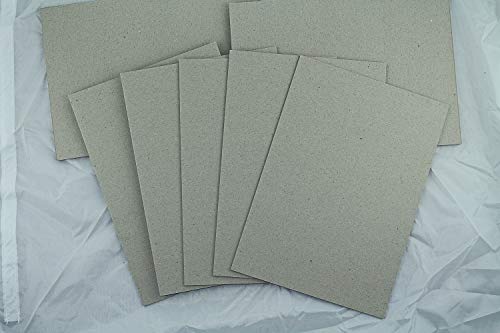 25 Stück Buchbinderpappe Graukarton Format quadratisch (120 x 120 mm) 2,50mm starke Graupappe Sonderformate des Kartons ist auf Anfrage möglich von LYSCO