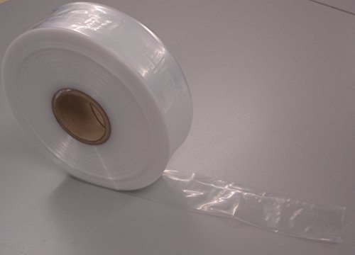 5 Stück LDPE Schlauchfolie transparent Breite 70mm Foliendicke 50µm (0,05 mm) Länge 500m, unbedruckt von LYSCO