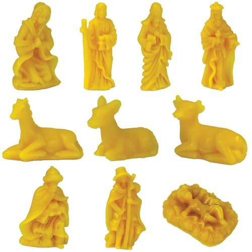 LYSON Kerzengießform Silikonform/Giessform/silicone mould Weihnachten Weihnachtsset Krippe Aromatherapie Kerzen 3D von LYSON