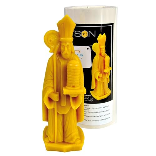 LYSON Kerzengießform Silikonform - Ambrose 21cm Silikonform für Bienenwachskerzen Aromatherapie Kerzen 3D Silikonform zur Kerzenherstellung Bienenwachskerzen gießen Geschenkidee wiederverwendbar von LYSON