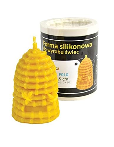LYSON Kerzengießform Silikonform Bienenkorb - 7,5cm für Bienenwachskerzen Aromatherapie Kerzen 3D Giessform zur Kerzenherstellung Bienenwachskerzen gießen Geschenkidee wiederverwendbar von LYSON