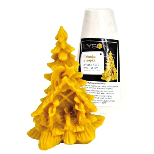 LYSON Kerzengießform Silikonform Weihnachtsbaum mit der Weihnachtskrippe Aromatherapie Kerzen 3D Silikonkerzenform Gießform Kerzenherstellung Bienenwachskerzen Geschenkidee wiederverwendbar von LYSON