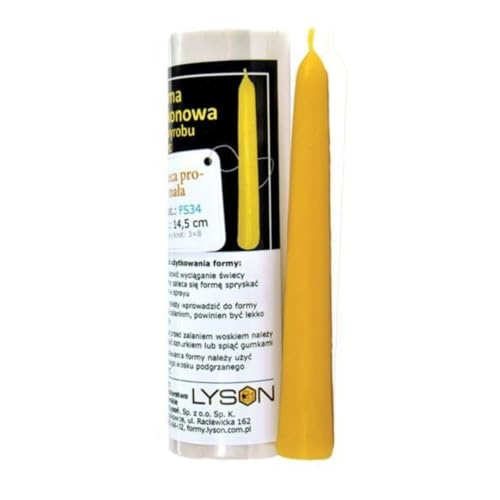 LYSON Kerzengießform Silikonform Die gerade Kerze, klein Höhe:14,5cm für Bienenwachskerzen Aromatherapie Kerzen 3D Giessform zur Kerzenherstellung Bienenwachskerzen gießen Geschenkidee LYSON Kerzengießform Silikonform Die gerade Kerze, klein Höhe:14,5cm für Bienenwachskerzen Aromatherapie Kerzen 3D Giessform zur Kerzenherstellung Bienenwachskerzen gießen Geschenkidee von LYSON