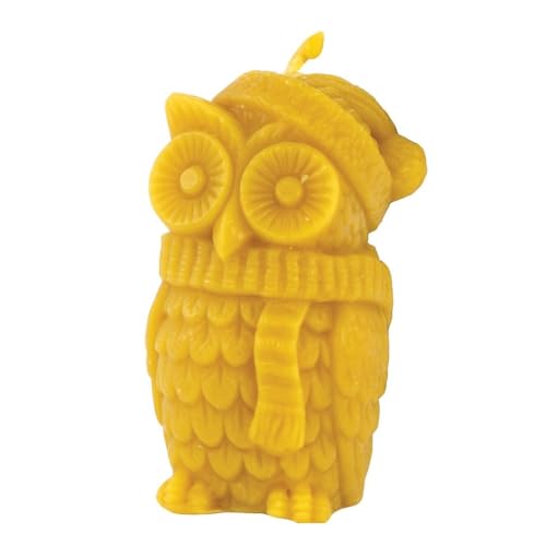 LYSON Kerzengießform Silikonform Eule Zosia Höhe 7 cm Silikon Kerzenform für Sojawachs Bienenwachs Gips Seifer Aromatherapie Kerzenherstellung Bienenwachskerzen Geschenkidee von LYSON