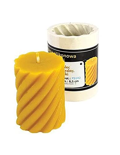 LYSON Kerzengießform Silikonform Niedrige Spirallwalze für Bienenwachskerzen Aromatherapie Kerzen 3D Giessform zur Kerzenherstellung Bienenwachskerzen gießen Geschenkidee von LYSON