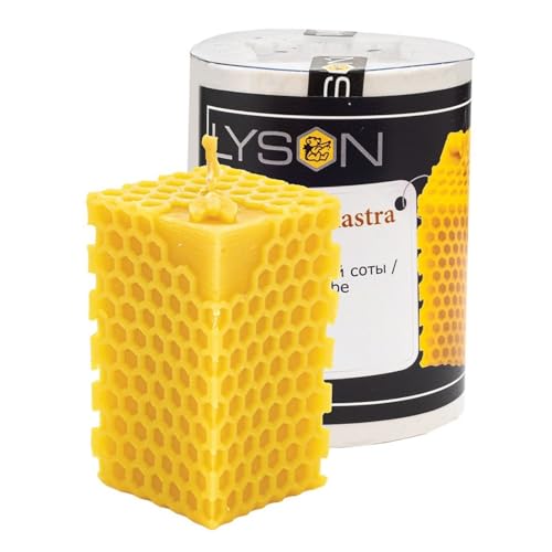 LYSON Kerzengießform Silikonform Wabenwürfel Höhe 7,5 cm Silikon Kerzenform für Sojawachs Bienenwachs Gips Seifer Aromatherapie Kerzenherstellung Bienenwachskerzen Geschenkidee von LYSON