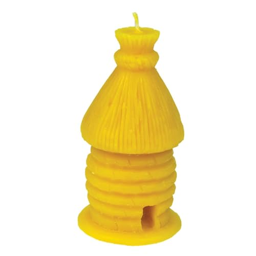 LYSON Kerzengießform Silikonform die Bienenbeute Höhe 9,5cm für Bienenwachskerzen Aromatherapie Kerzen 3D Giessform zur Kerzenherstellung Bienenwachskerzen gießen Geschenkidee wiederverwendbar von LYSON