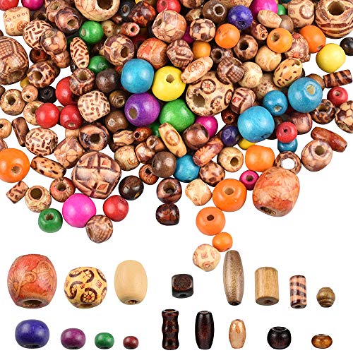 LYTIVAGEN 800 Stück Schmuck Holzperlen Verschiedene Formen Holz Perlen zum Basteln Gemalt Holzperlen für DIY Schmuck, Armbänder, Halsketten, Traumfänger, Kunsthandwerk, Dekorationen LYTIVAGEN 800 Stück Schmuck Holzperlen Verschiedene Formen Holz Perlen zum Basteln Gemalt Holzperlen für DIY Schmuck, Armbänder, Halsketten, Traumfänger, Kunsthandwerk, Dekorationen von LYTIVAGEN