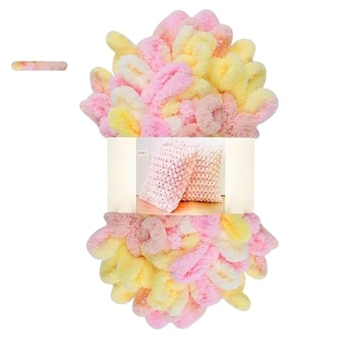 Garn lustig Handgelenk, Finger Loop Chenille Garn 100g Polyester Mehrfarbig(30) von LYVQZPWLR