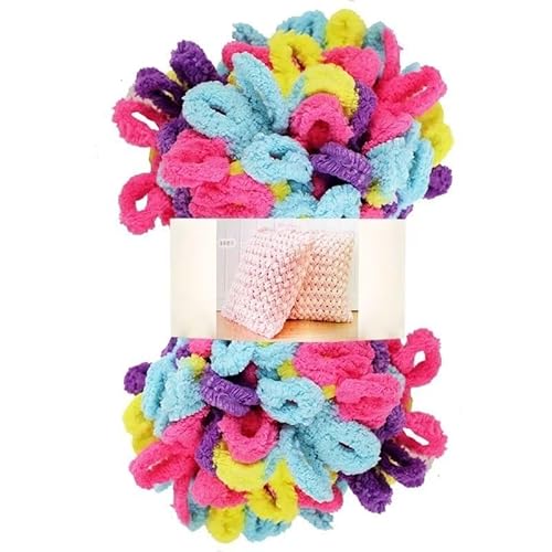 Garn lustig Handgelenk, Finger Loop Chenille Garn 100g Polyester Mehrfarbig(46) von LYVQZPWLR