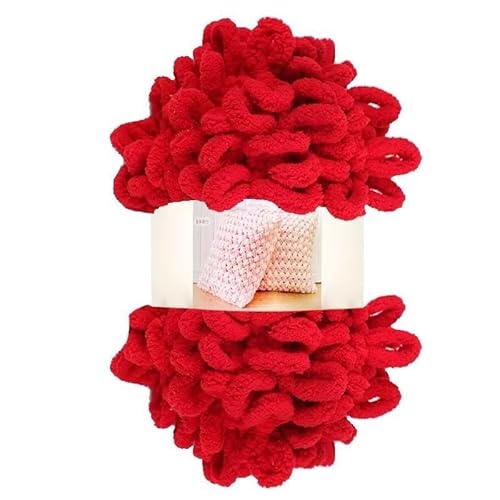 Garn lustig Handgelenk, Finger Loop Chenille Garn 100g Polyester Mehrfarbig(54) von LYVQZPWLR