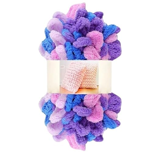 Garn lustig Handgelenk, Finger Loop Chunky Chenille Garn 100g Multicolor for Häkeln und Stricken(32) von LYVQZPWLR