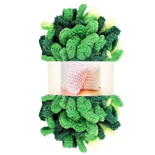 Garn lustig Handgelenk, Finger Loop Chunky Chenille Garn 100g Multicolor for Häkeln und Stricken(33) von LYVQZPWLR