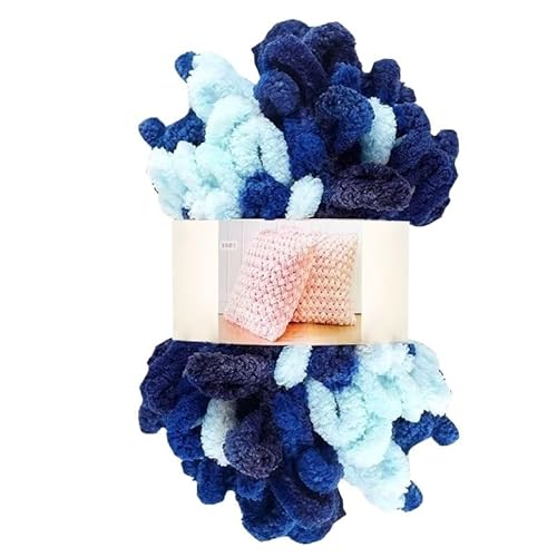 Garn lustig Handgelenk, Finger Loop Chunky Chenille Garn 100g Multicolor for Häkeln und Stricken(37) von LYVQZPWLR
