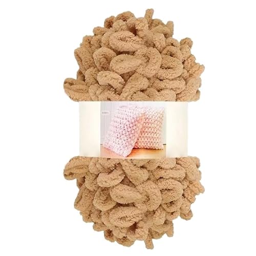 Garn lustig Handgelenk, Finger Loop Chunky Chenille Garn 100g Multicolor for Häkeln und Stricken(7) von LYVQZPWLR