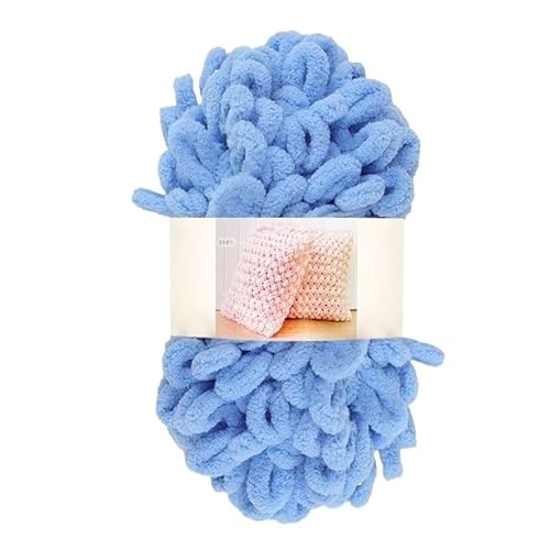 Garn lustig Handgelenk, Finger Loop Chunky Chenille Häkelstrickgarn, 100 g Knäuel, Polyester, 5 mm, 7 m, mehrfarbig(20) von LYVQZPWLR