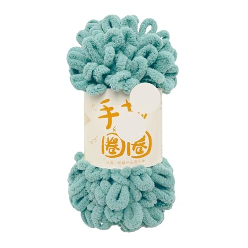 Garn lustig Handgelenk, Finger Loop Garn 100g 10mm 8 Meter Polyester Multicolor(Color 22) von LYVQZPWLR