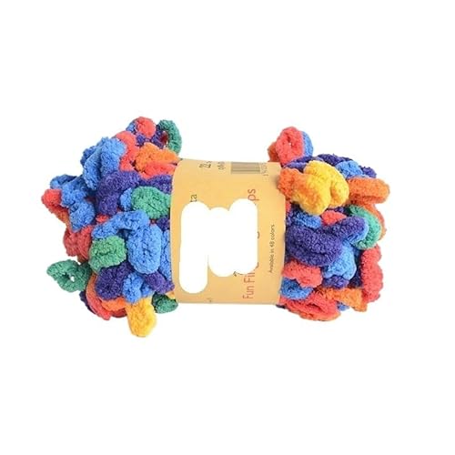 Garn lustig Handgelenk, Finger Loop Garn Mehrfarbig 100g Polyester(37) von LYVQZPWLR