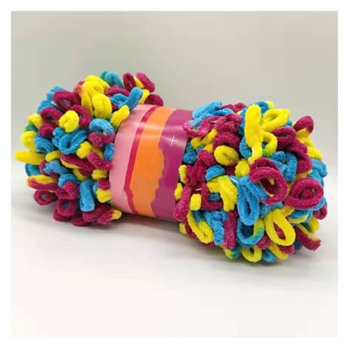 Garn lustig Handgelenk, Finger Loops Garn for Stricken und Häkeln 5er Pack 100g Multicolor Polyester(13) von LYVQZPWLR